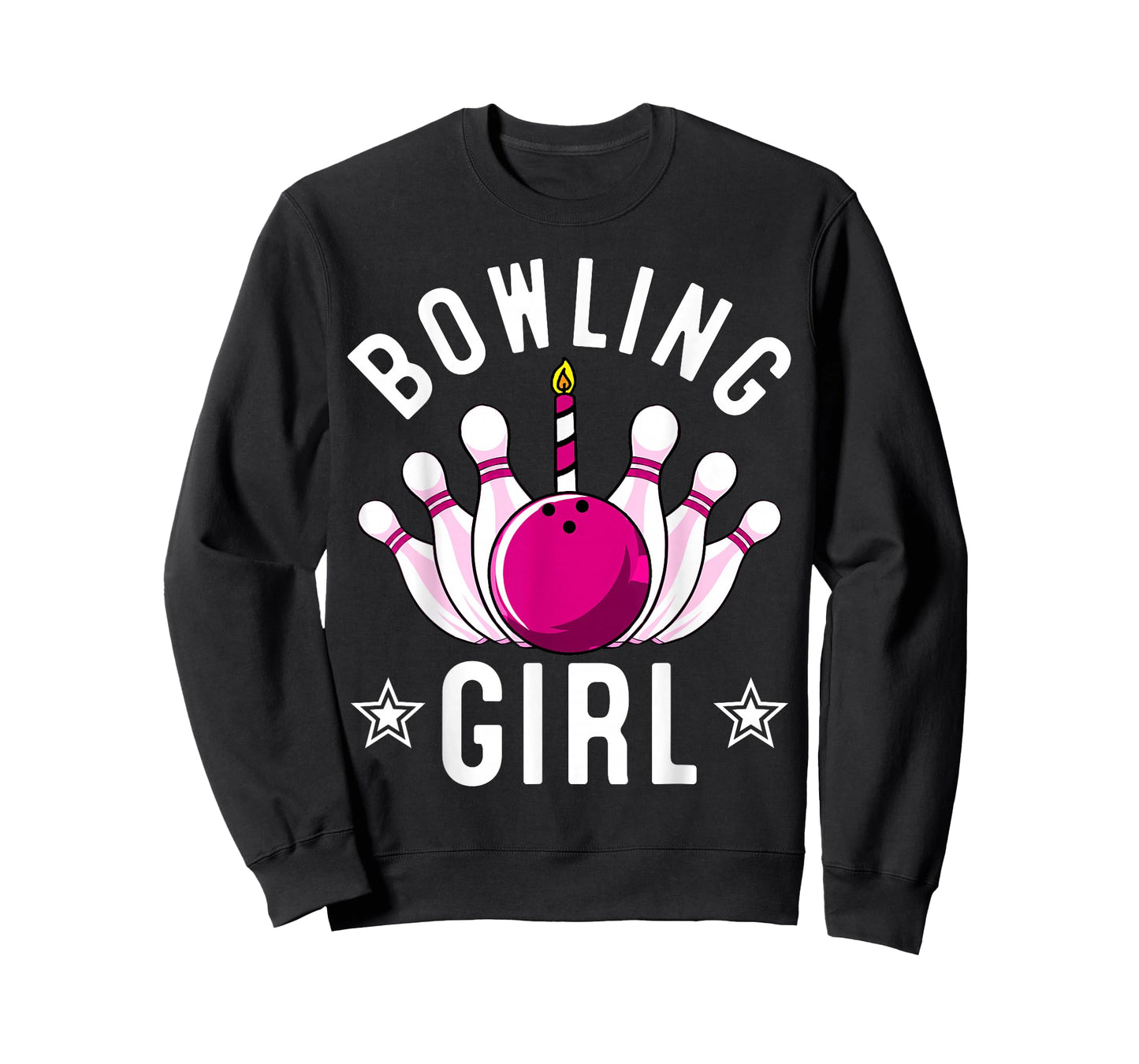 Funny Bowling Gift For Kids Cool Bowler Girls Birthday Party T-Shirt