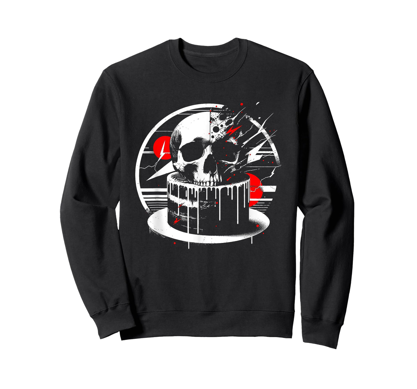 Skull Cake - Creepy Skeleton Monster Halloween Lover T-Shirt