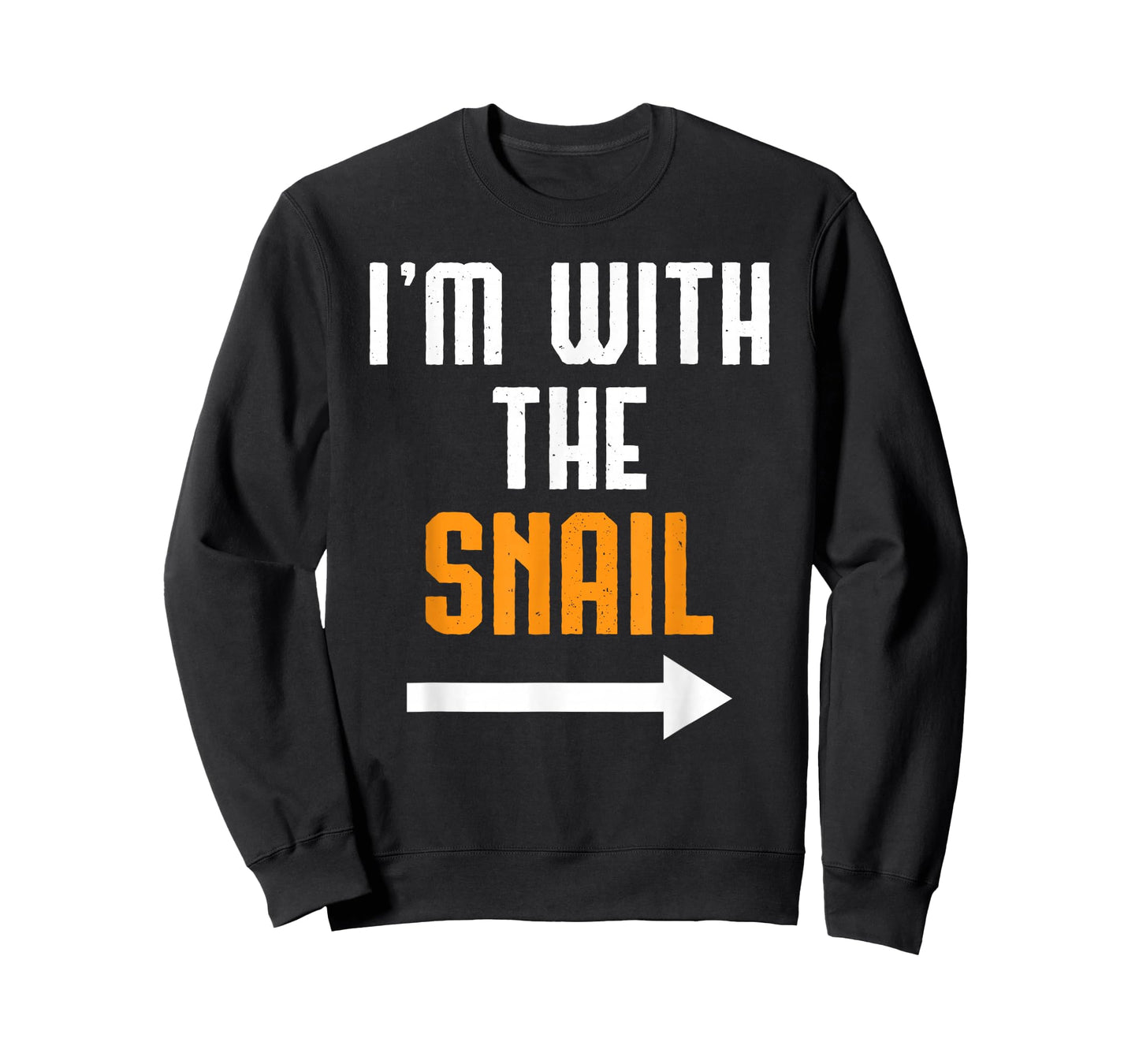 I'm With The Snail Shirt Costume Funny Halloween Couple T-Shirt