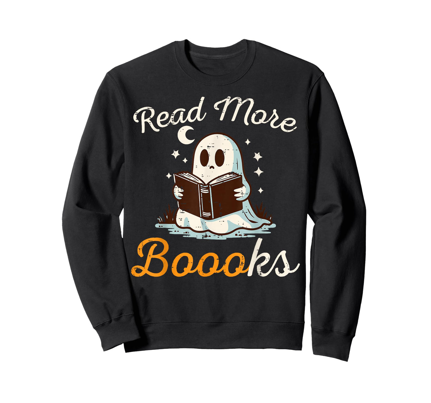 Read More Books Ghost Teacher Librarian Halloween Men Women T-Shirt