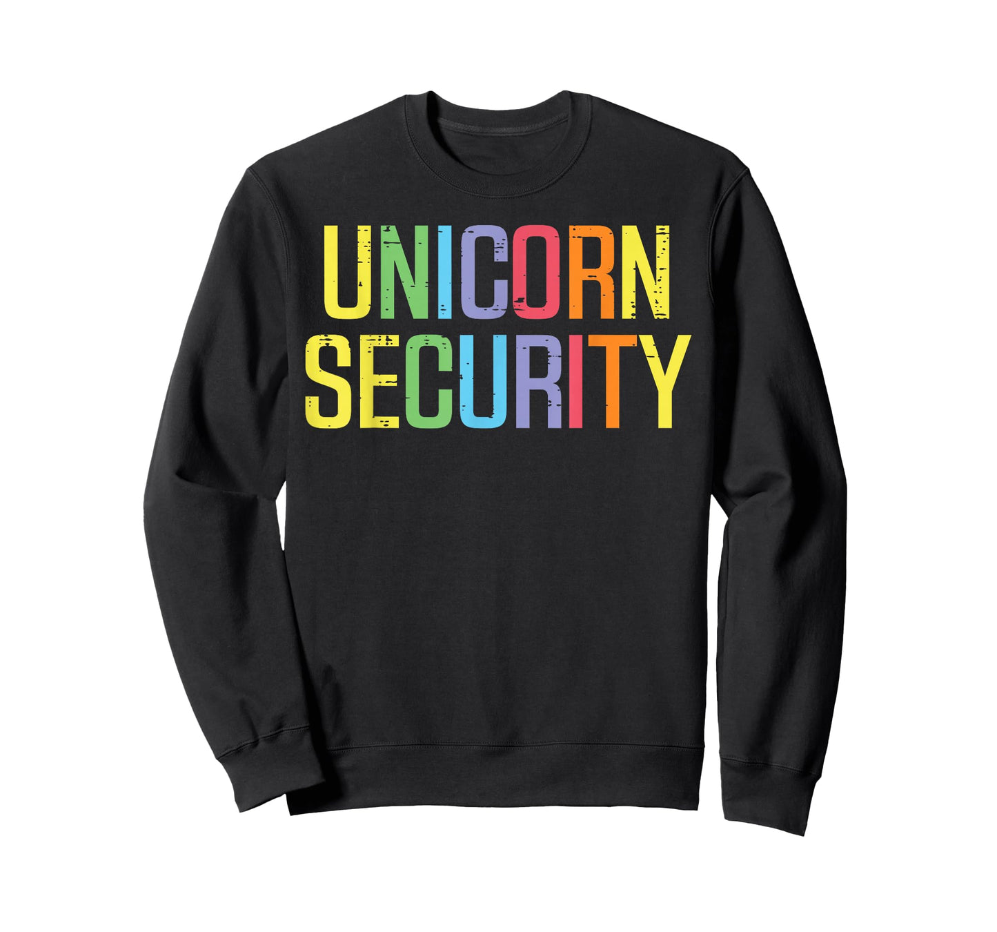 Halloween Unicorn Security Funny Costume Dad Men Boys Kids T-Shirt