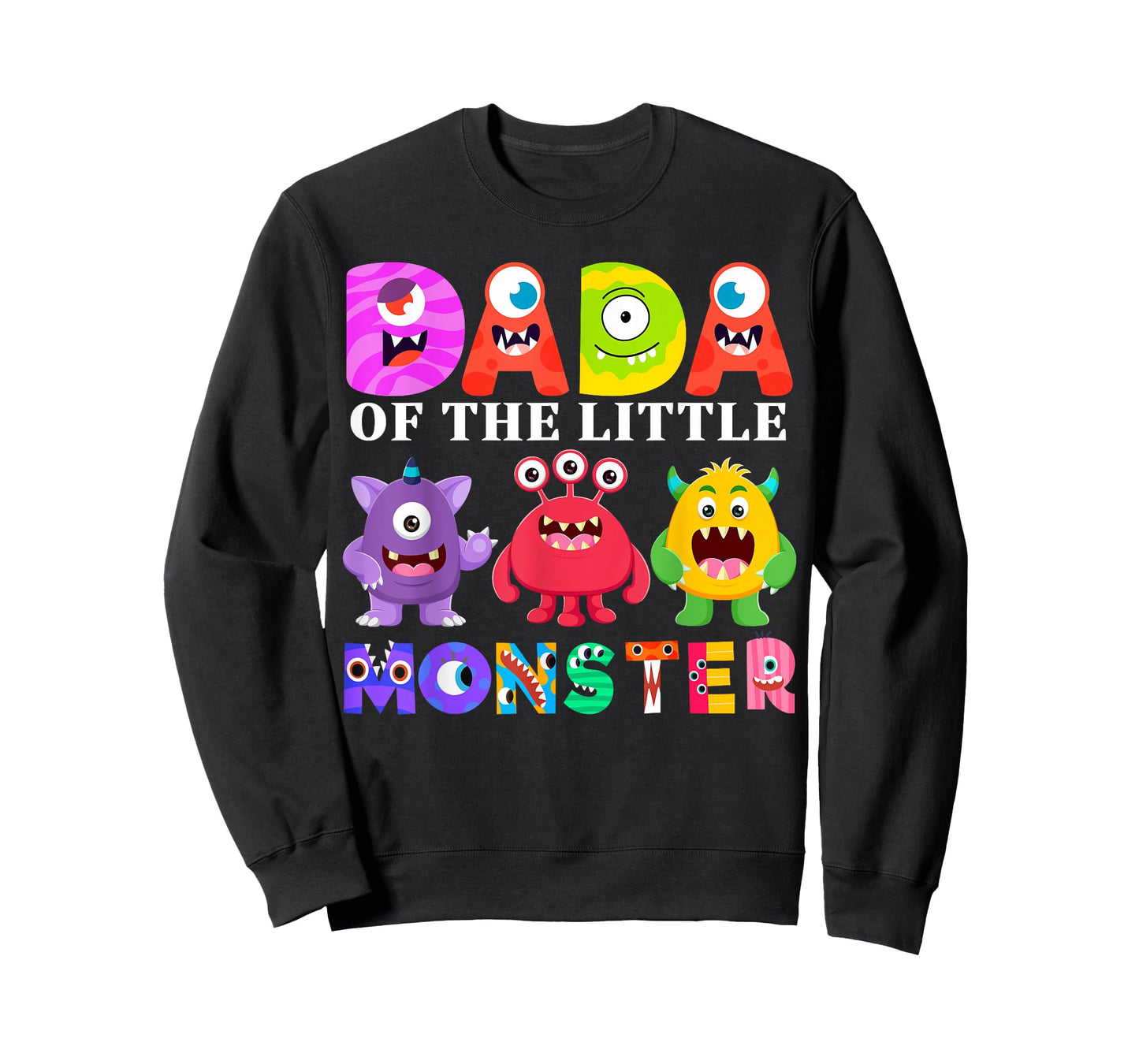 Dada Little Monster Kids 1st Birthday Party Family Monster T-Shirt