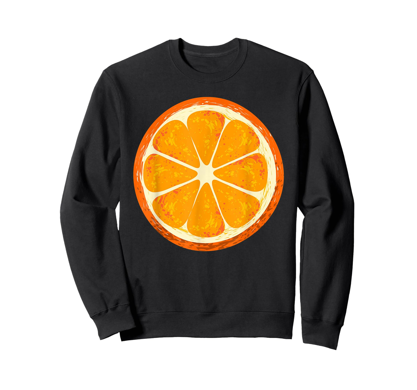Funny Orange Sliced Fruit Lazy Easy Halloween Costume T-Shirt