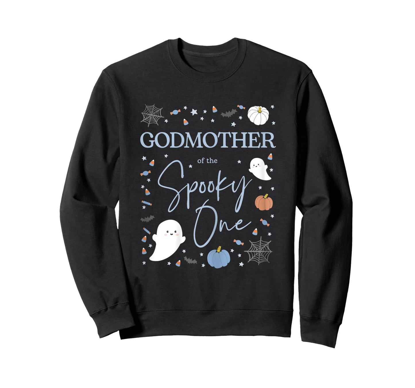 Womens Godmother of the Spooky One First Birthday Boy 1st Halloween T-Shirt