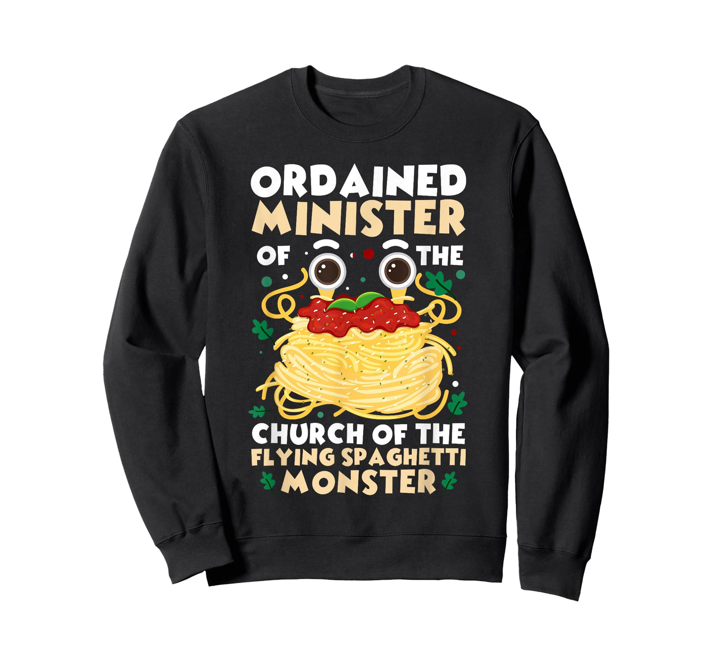 Ordained Minister Flying Spaghetti Monster FSM Pastafarian T-Shirt