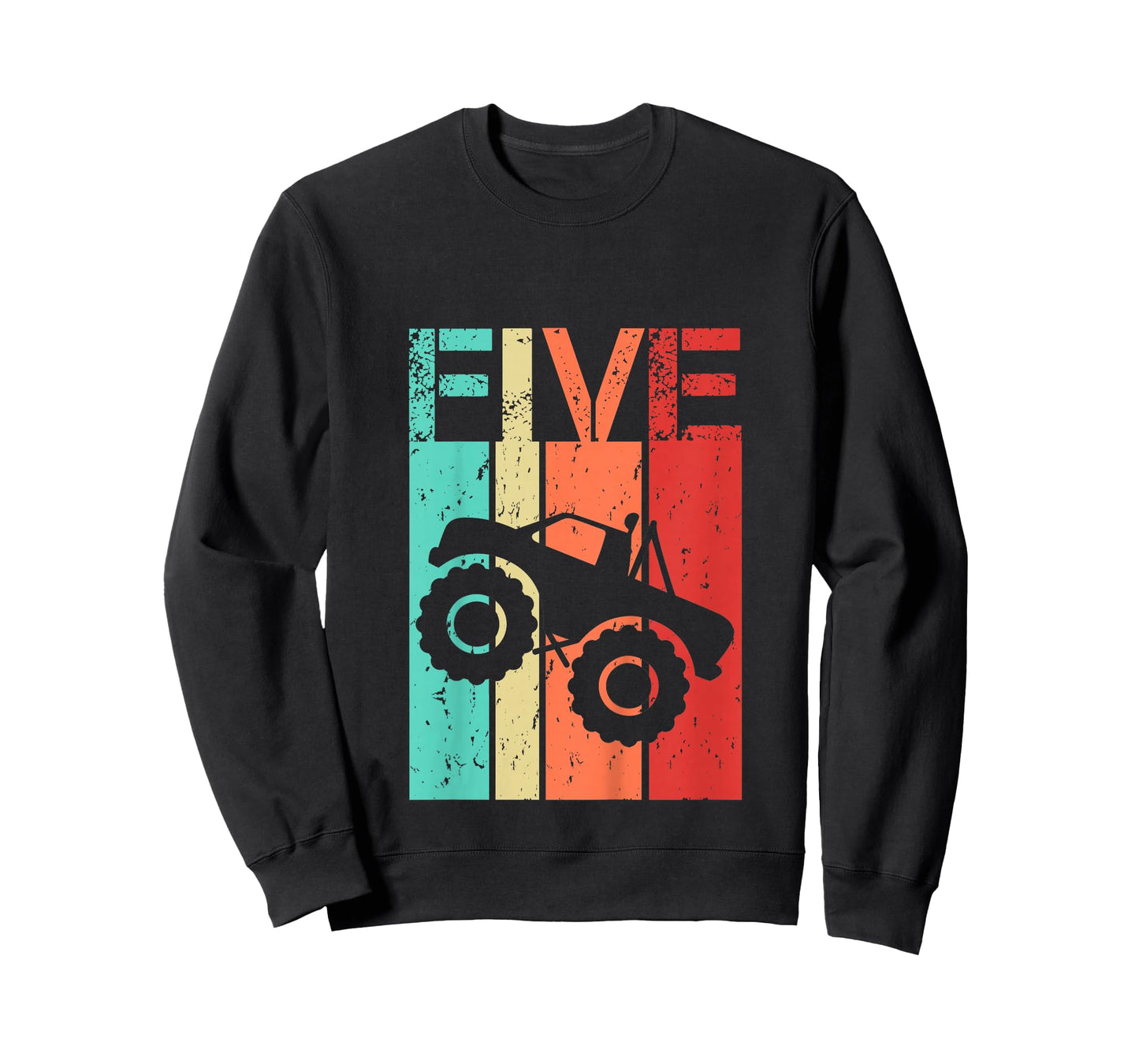 5 Year Old Monster Truck Birthday 5th Birthday Boy Girl T-Shirt