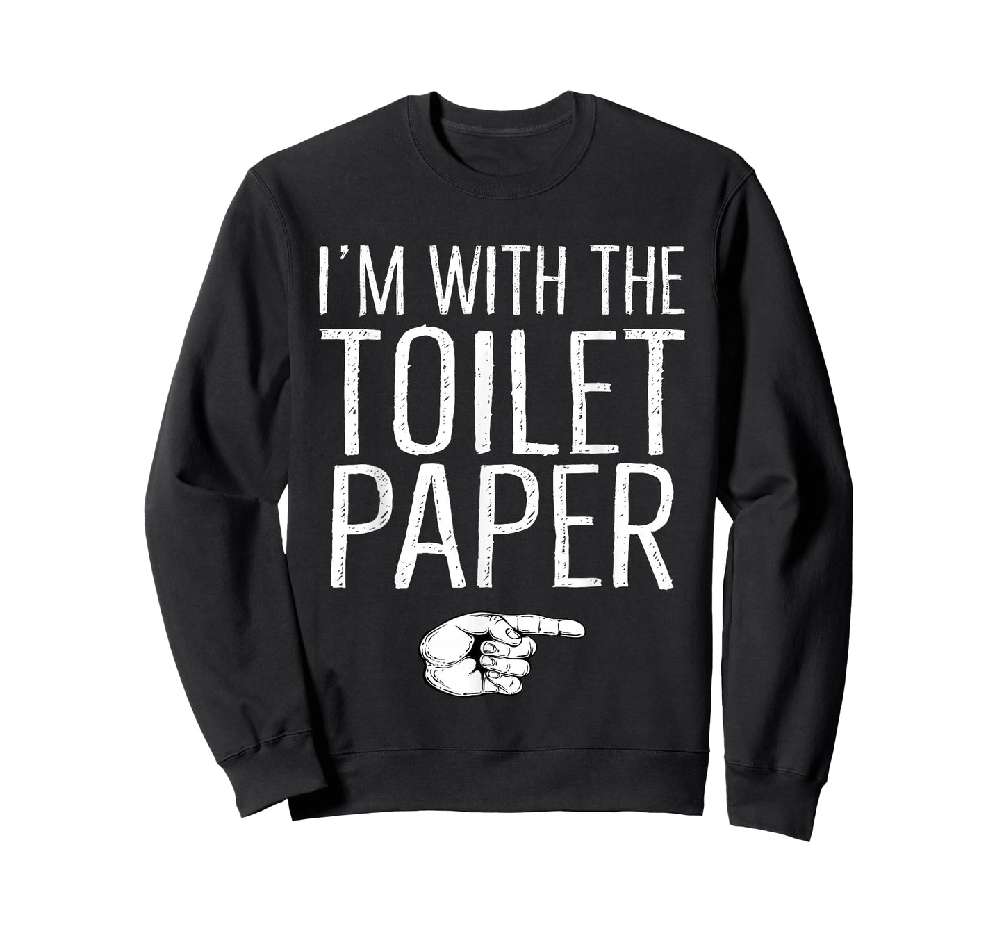 I'm With The Toilet Paper Matching Costume Halloween Party T-Shirt