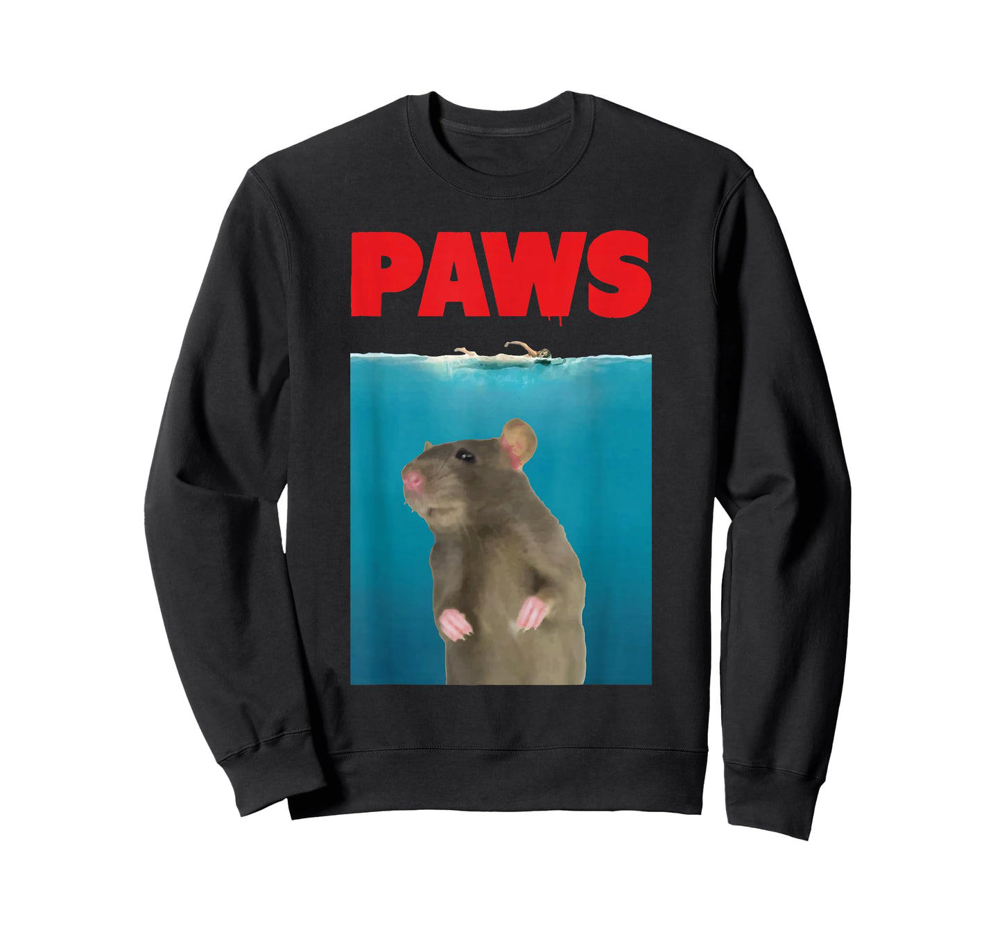 Paws Rat Funny T-Shirt Parody | Mouse Lover Gifts T-Shirt