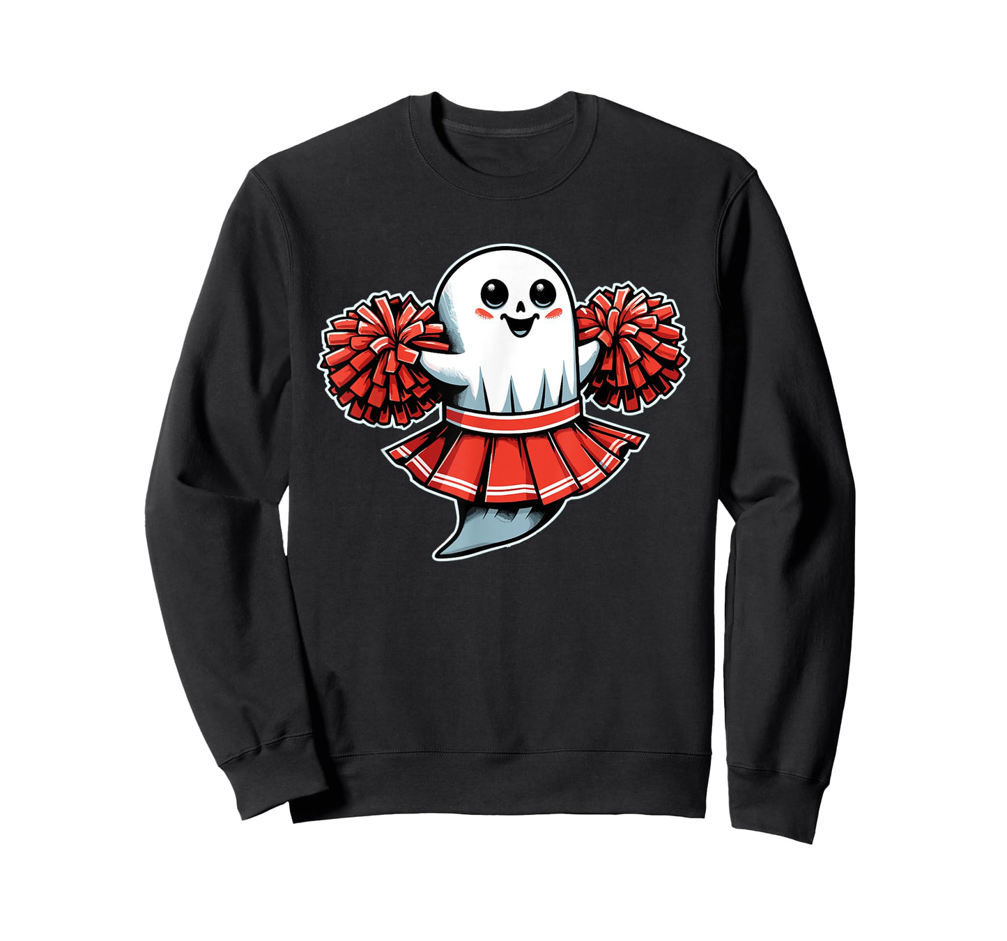 Cheerleading Ghost Halloween Cheerleader T-Shirt