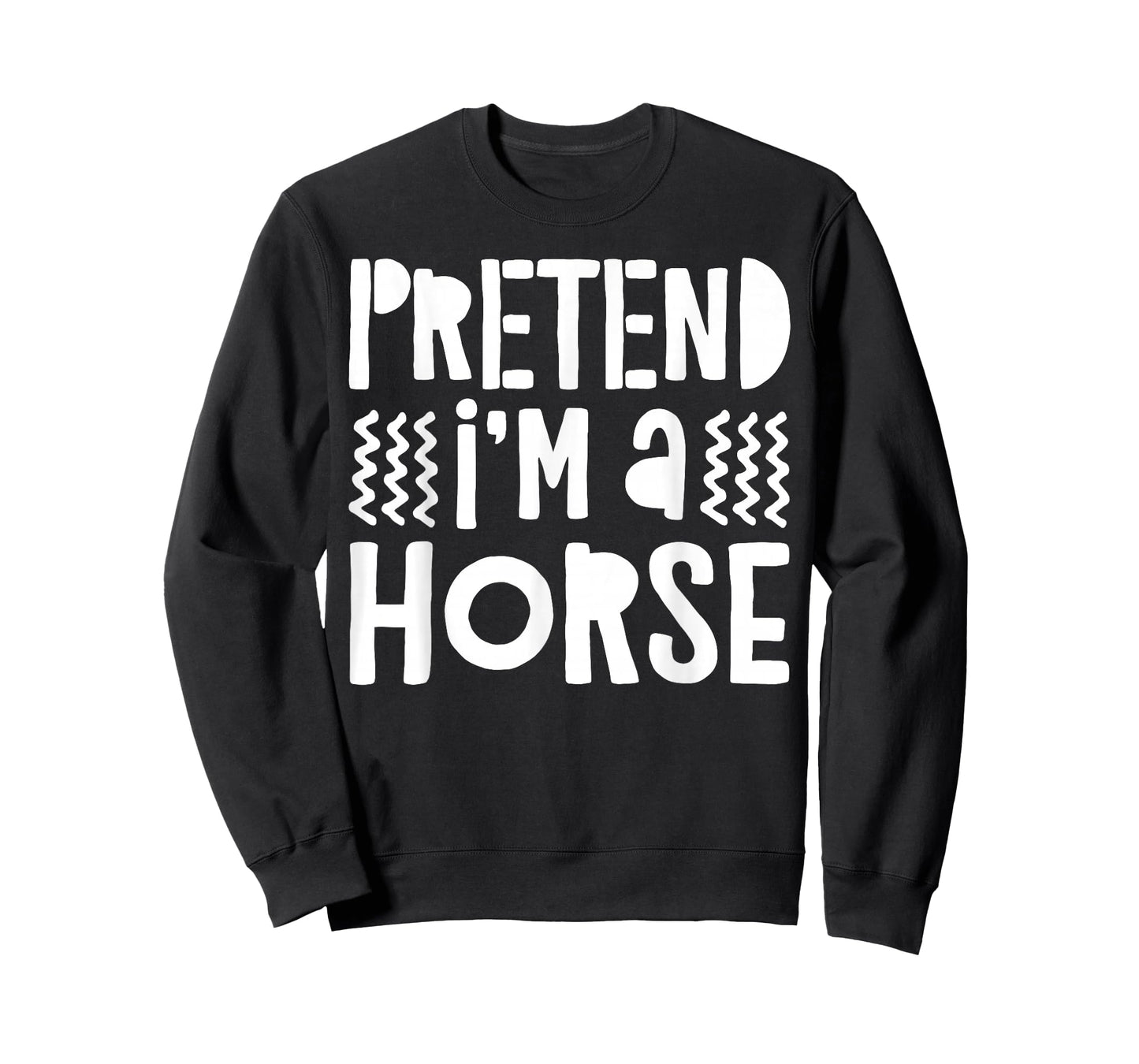 Pretend I'm A Horse Shirt Adult Men Women Kids Horse Costume T-Shirt