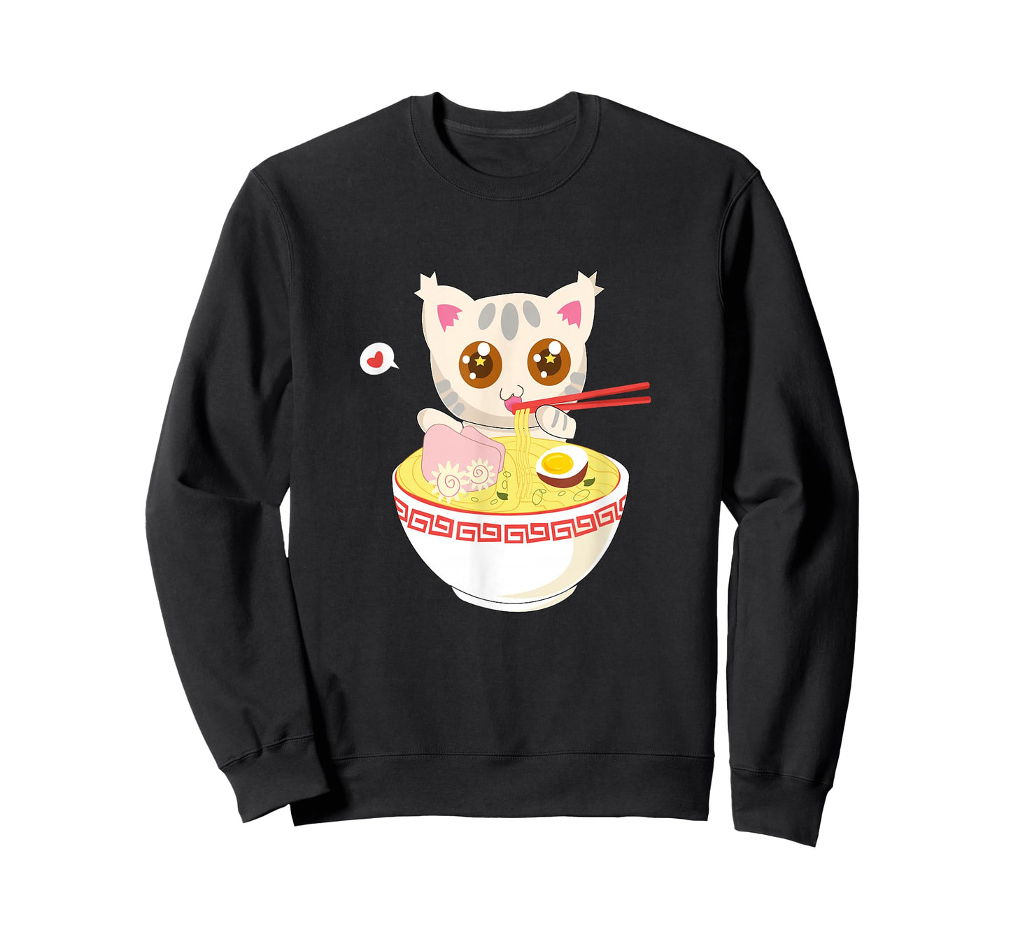 Korean Clothes for Teen Girls Japanese Fashion Ramen Cat T-Shirt