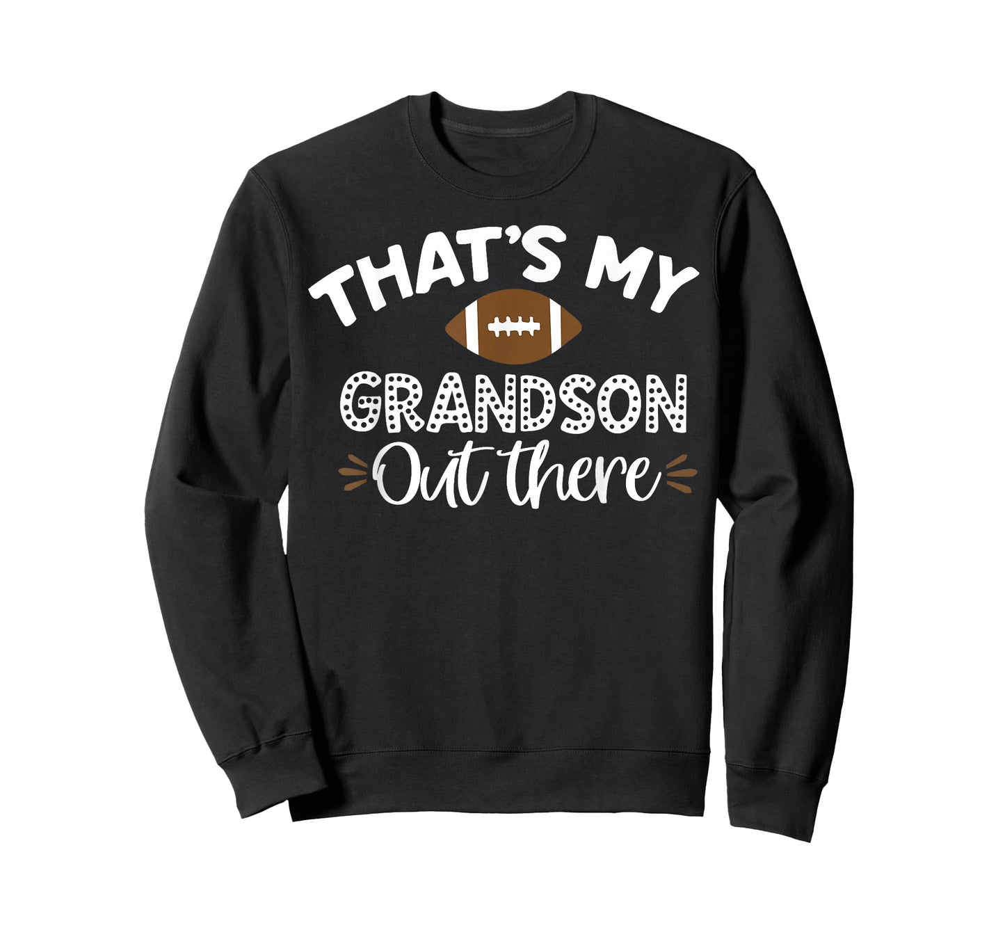 That's My Grandson Out There Funny Football Grandma T-Shirt