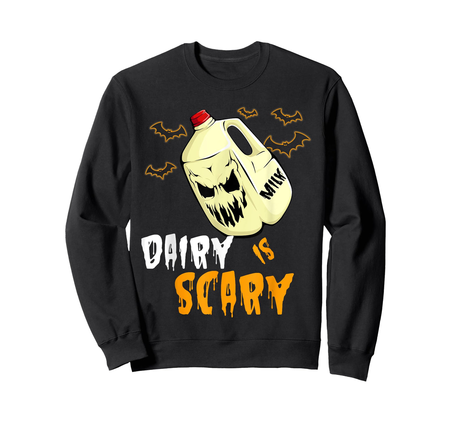 Funny Vegan Halloween Dairy Is Scary Veganism Gift T-Shirt