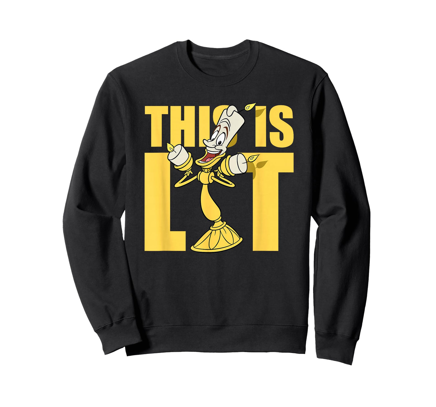 Disney Beauty and The Beast Lumiere This is Lit T-Shirt Small
