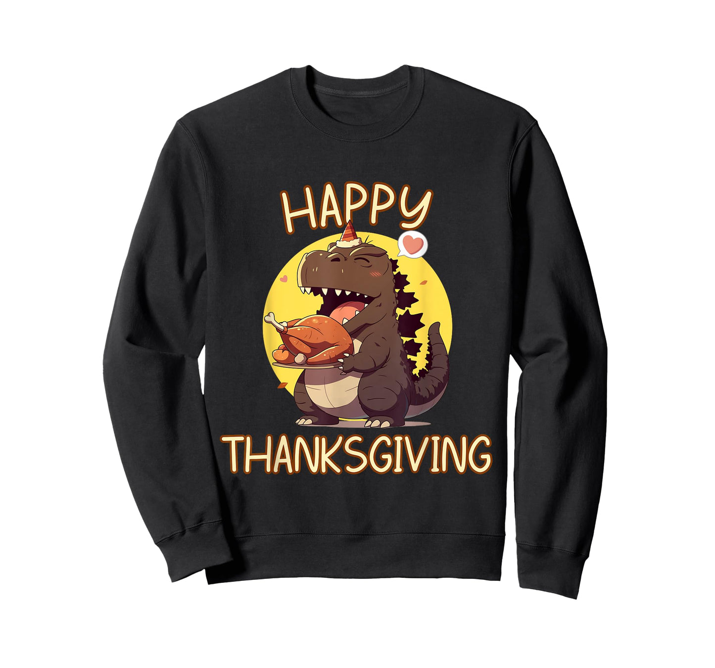 Happy Thanksgiving Kaiju Monster: Turkey Feast Style T-Shirt