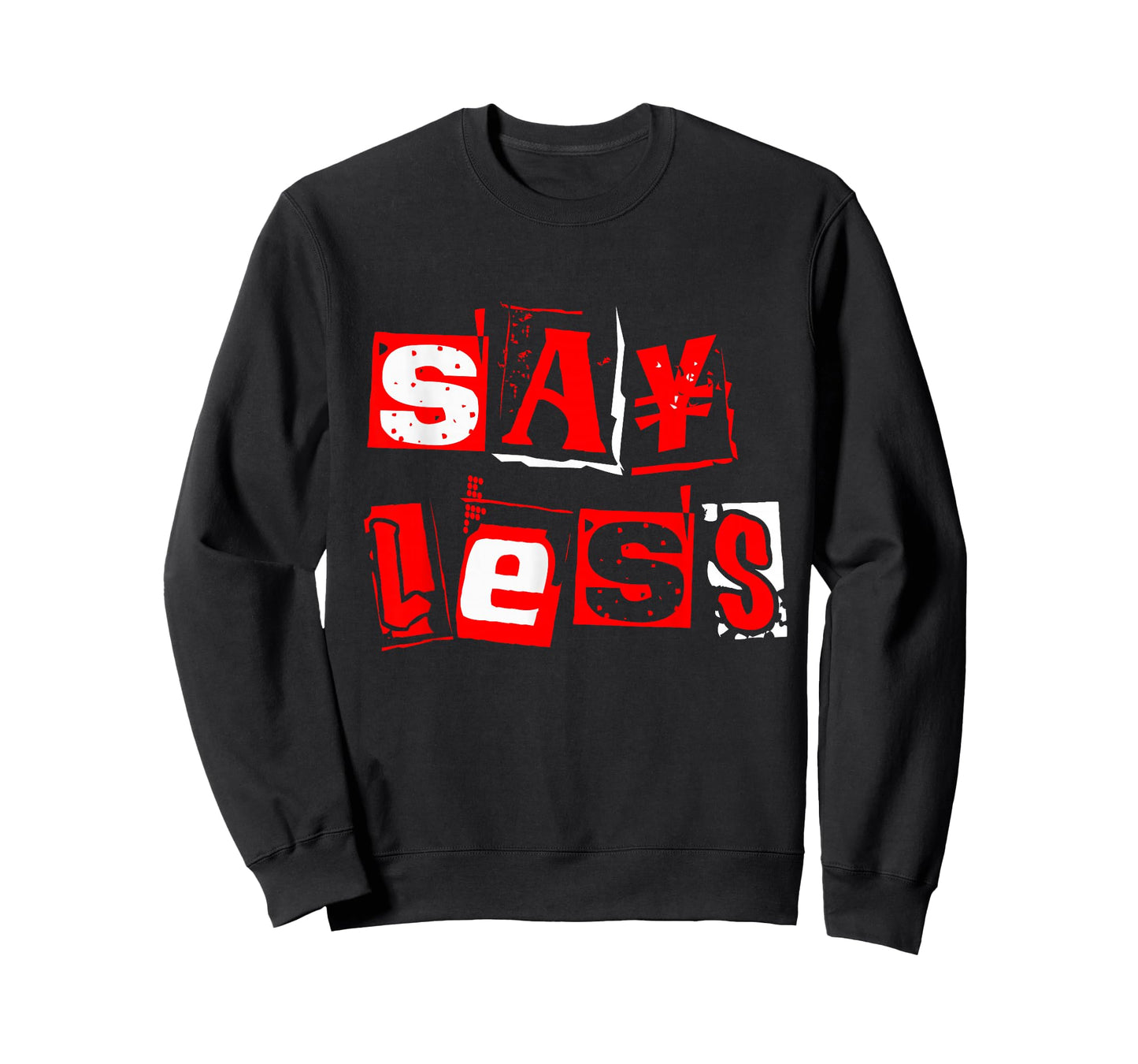 Red Say Less Red Color Graphic T-Shirt