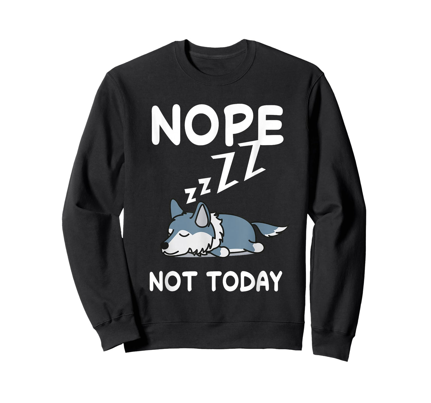 Nope Wolf Nap Sleeping Pajama Nightgown T-Shirt