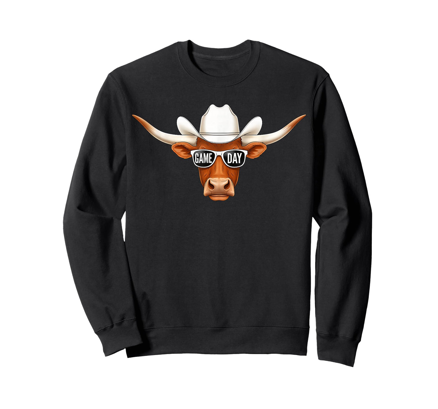 Vintage Bull with Sunglasses Graphic Tee for Men Women Kids T-Shirt