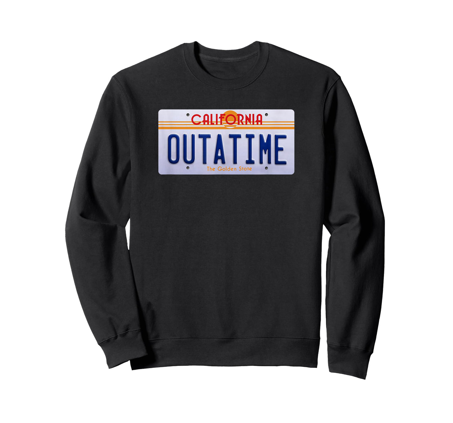 outatime california license plate tshirt T-Shirt