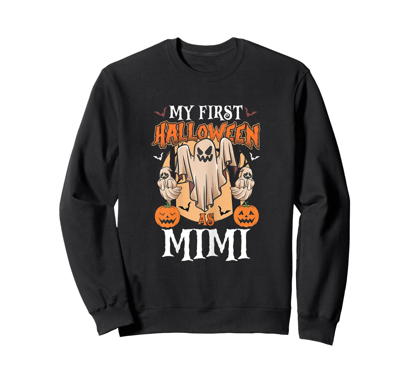 My First Halloween As Mimi Funny Halloween Ghost Costume T-Shirt