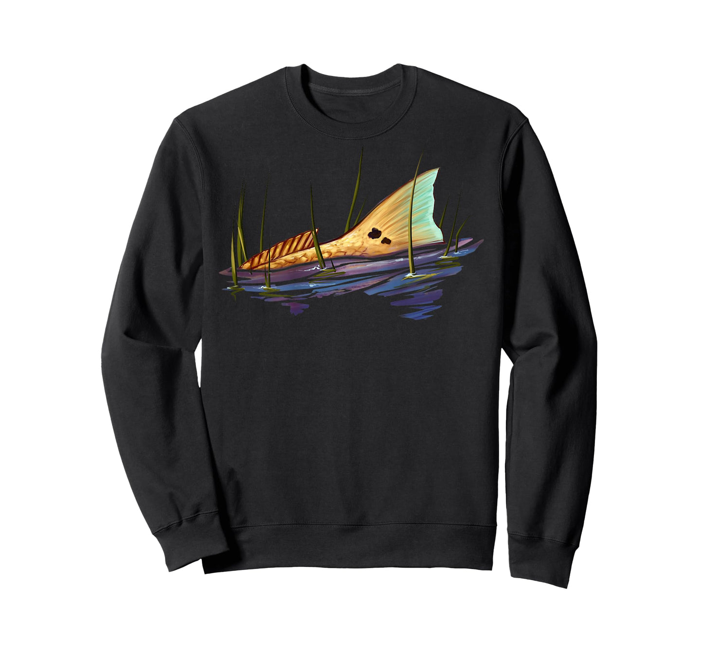 Tailing Redfish T-Shirt | Red Drum Fish Shirt | Redfish Tail T-Shirt