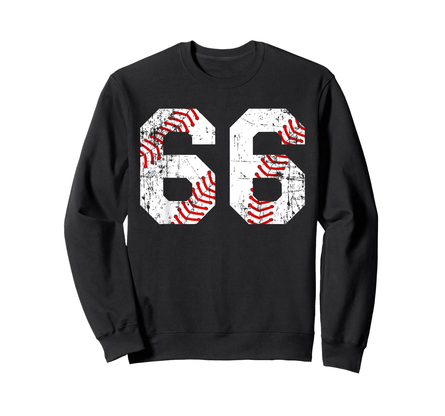 Vintage Baseball 66 Jersey Number T-Shirt