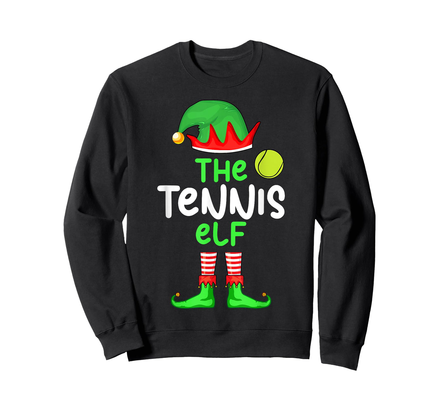 I'm The Tennis Elf Christmas Family Matching Pajama T-Shirt