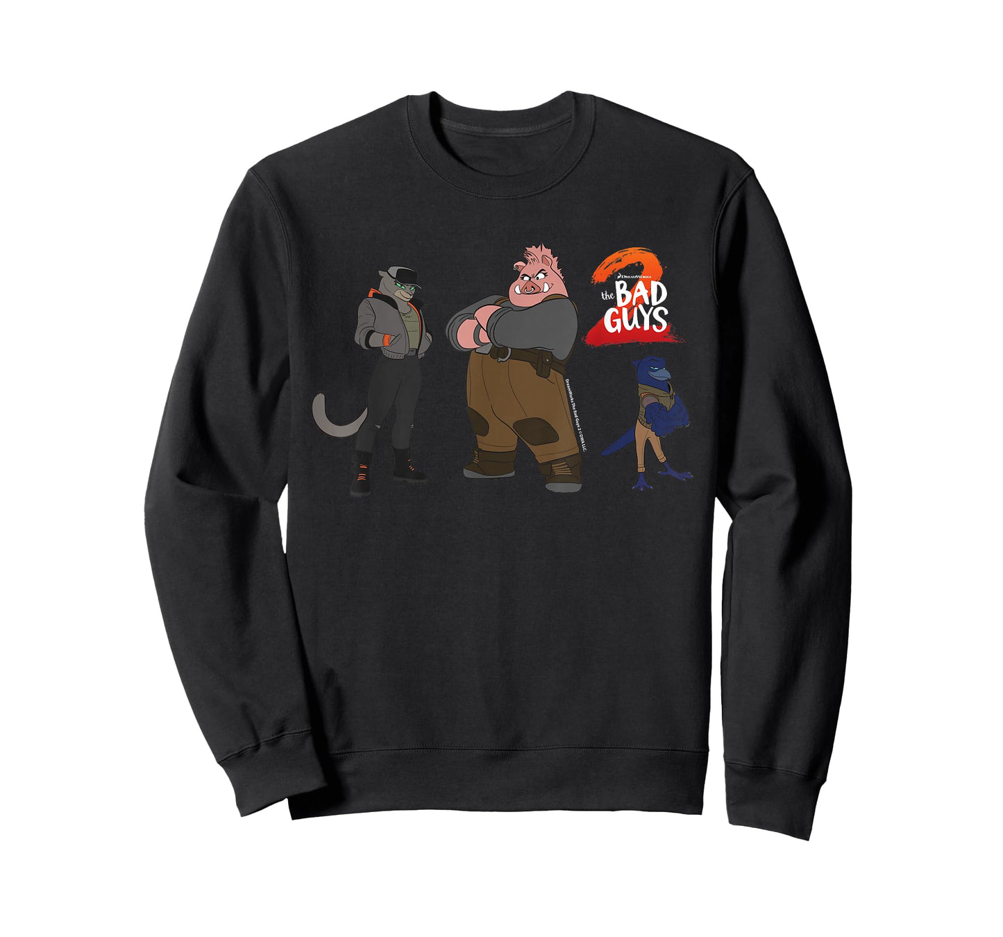 DreamWorks The Bad Guys 2 The Bad Girls 2D Style T-Shirt