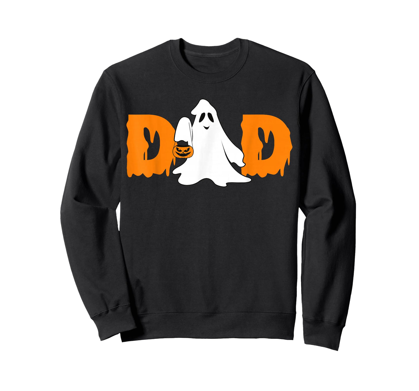 Fun Boo Ghost Dad Halloween Costume Outfit Spooky Mens T-Shirt