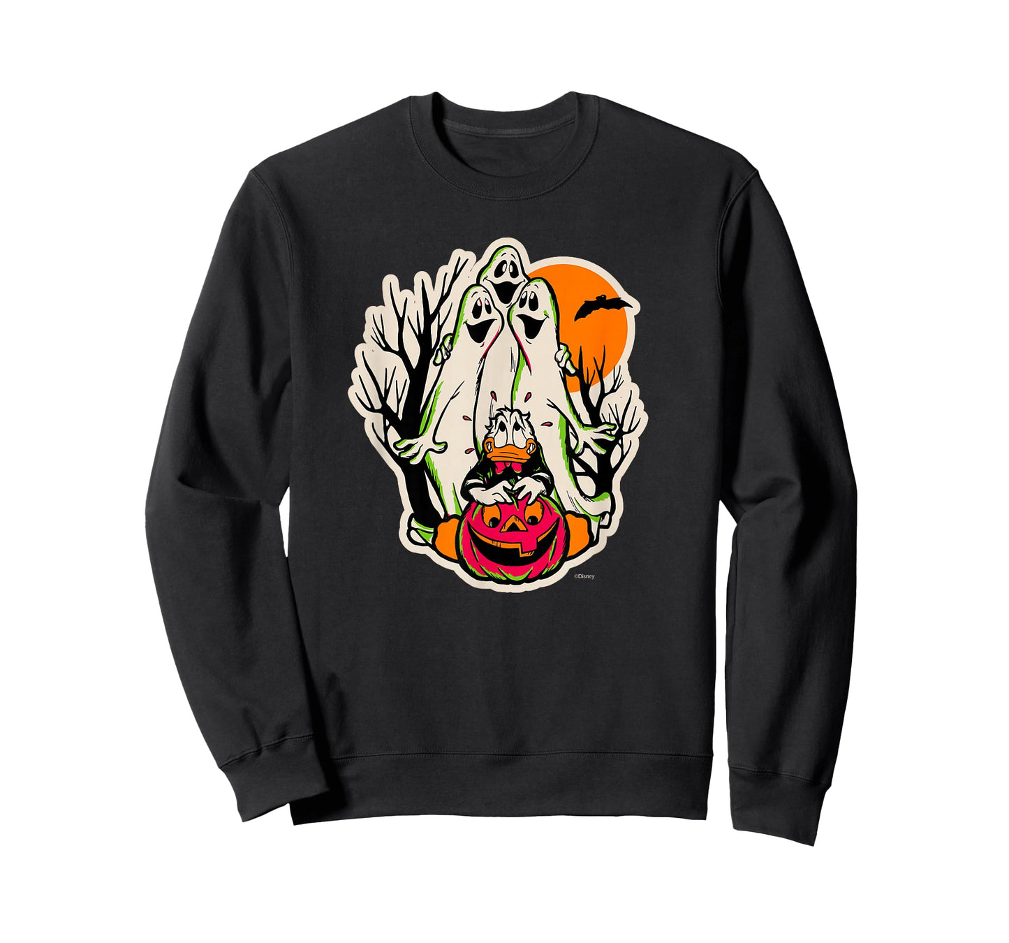 Disney 100 Donald Duck Trick or Treat Ghosts Halloween D100 T-Shirt