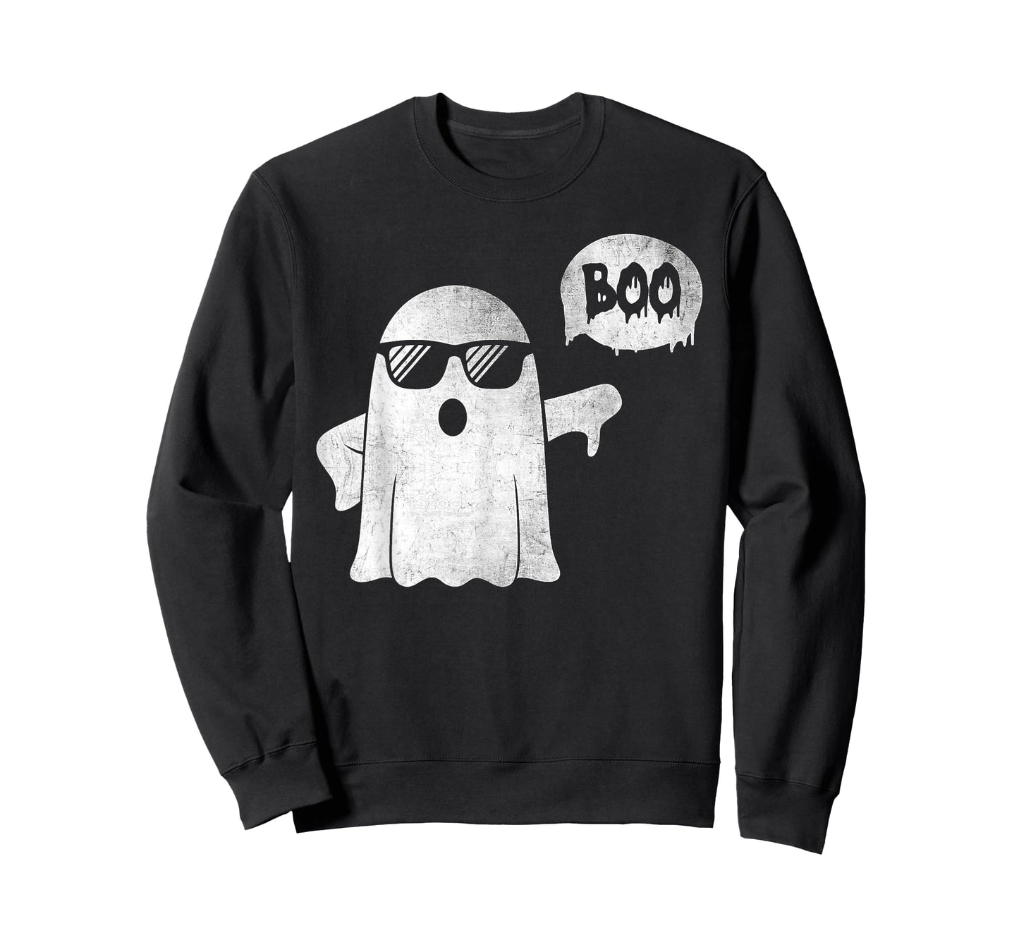 Thumbs Down Boo Ghost Funny Halloween Spooky Boo Men Women T-Shirt