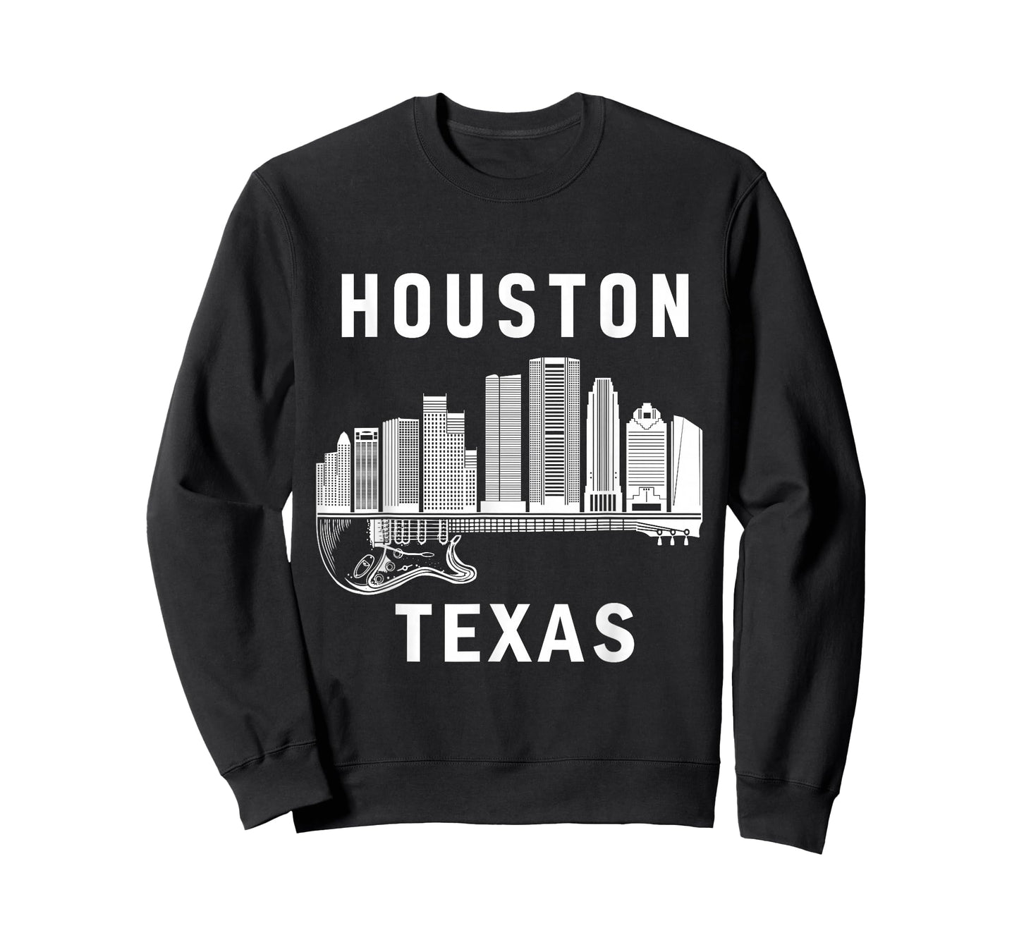 Houston City Skyline Music Texas Souvenir Houston T-Shirt