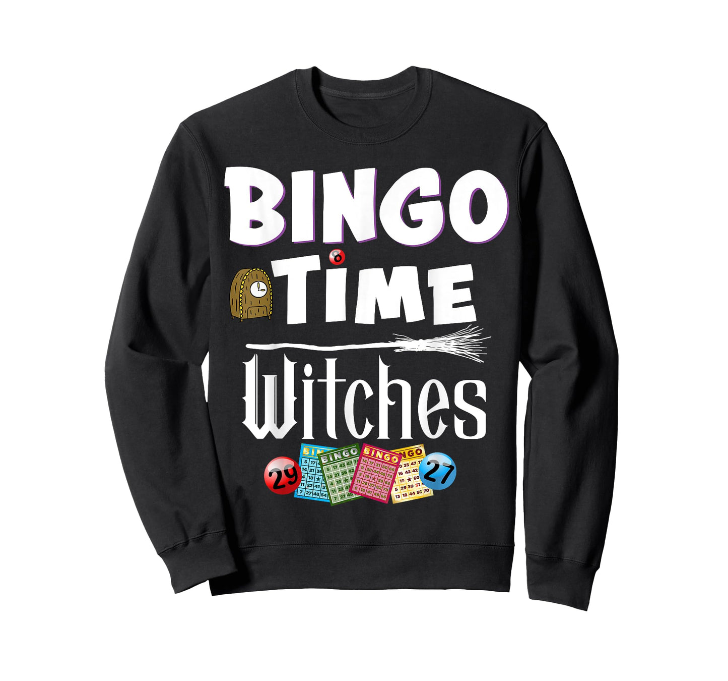 Halloween Bingo Time Witches Funny Women Bingo Player T-Shirt