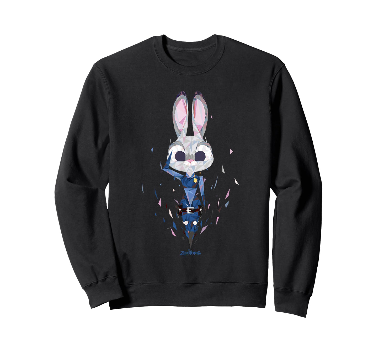 Disney Zootopia Officer Judy Hopps Geometric Salute T-Shirt T-Shirt