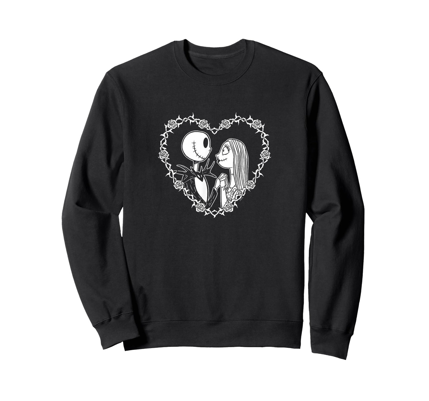 The Nightmare Before Christmas - Jack Sally Heart T-Shirt