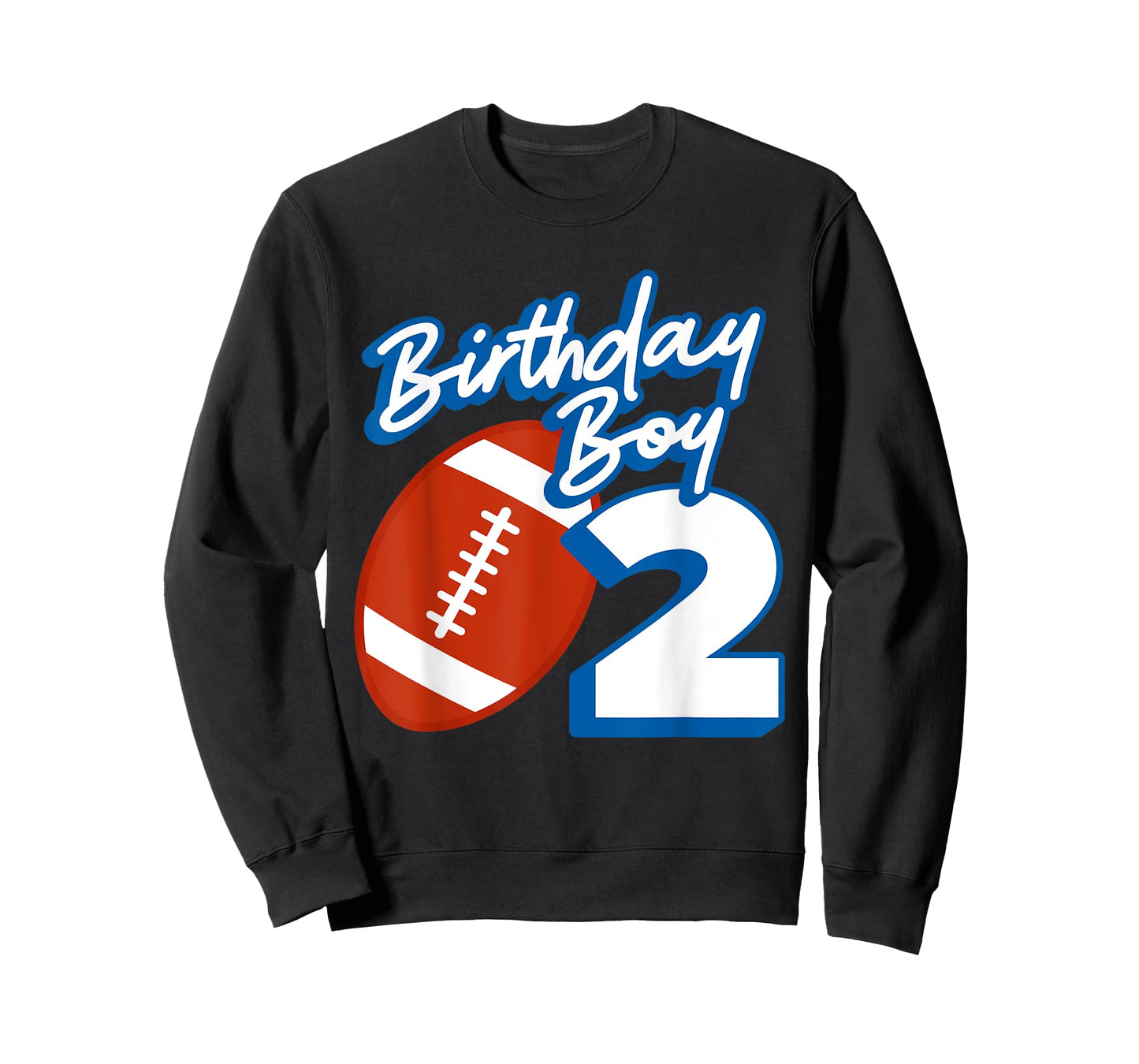 2nd Birthday Boy Football Ball 2 Years Old Kids Gift Ideas T-Shirt