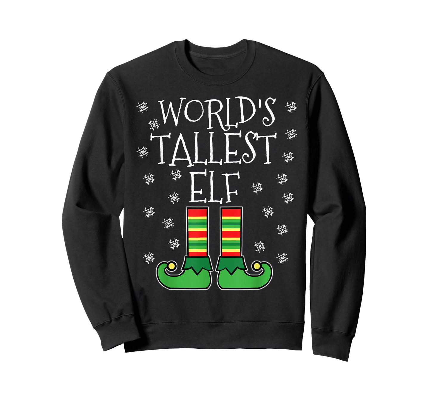 World's Tallest Elf Matching Family Group Christmas Couples T-Shirt
