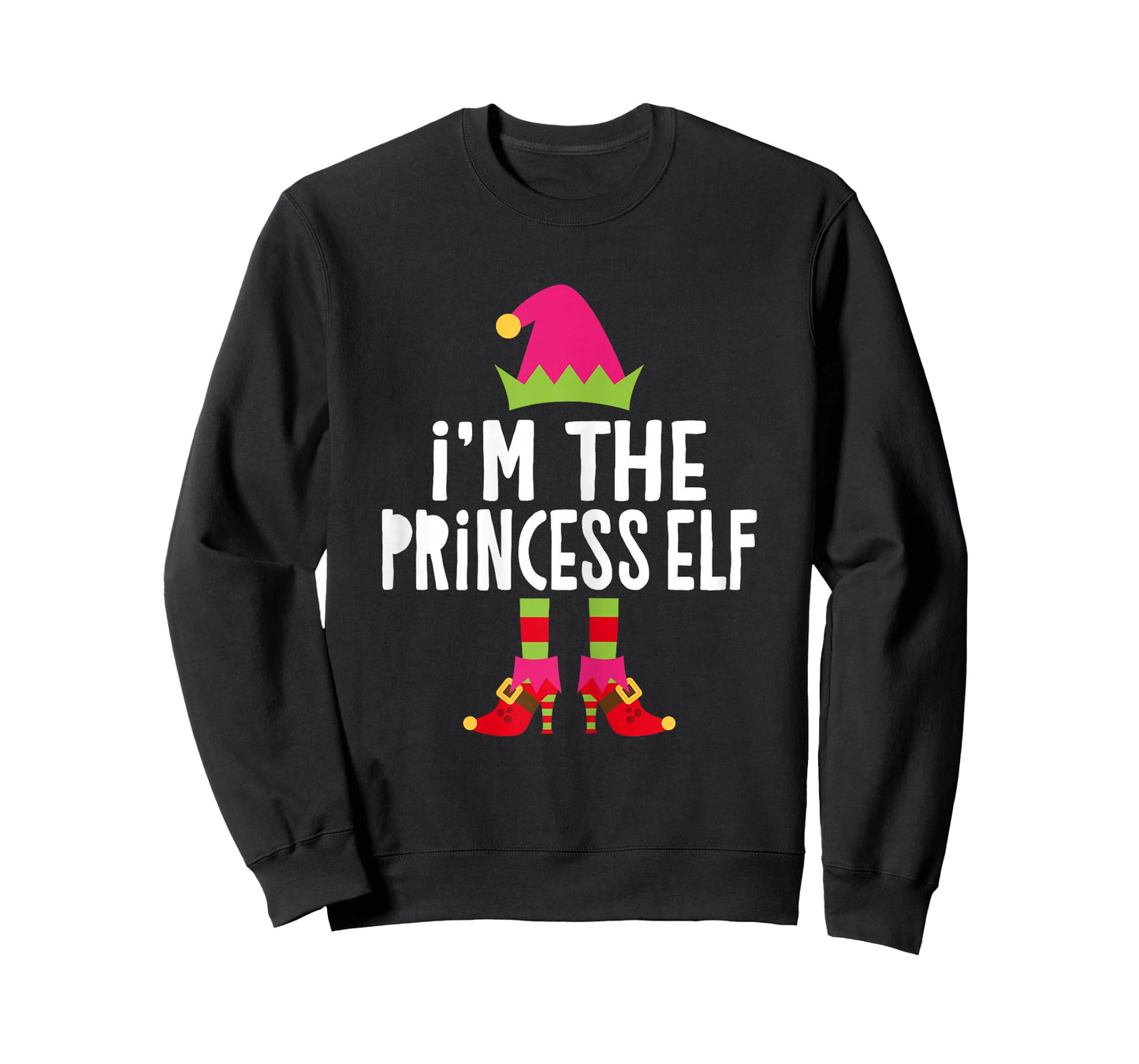 I'm The Princess Elf Shirt Women Girl Matching Christmas Elf T-Shirt
