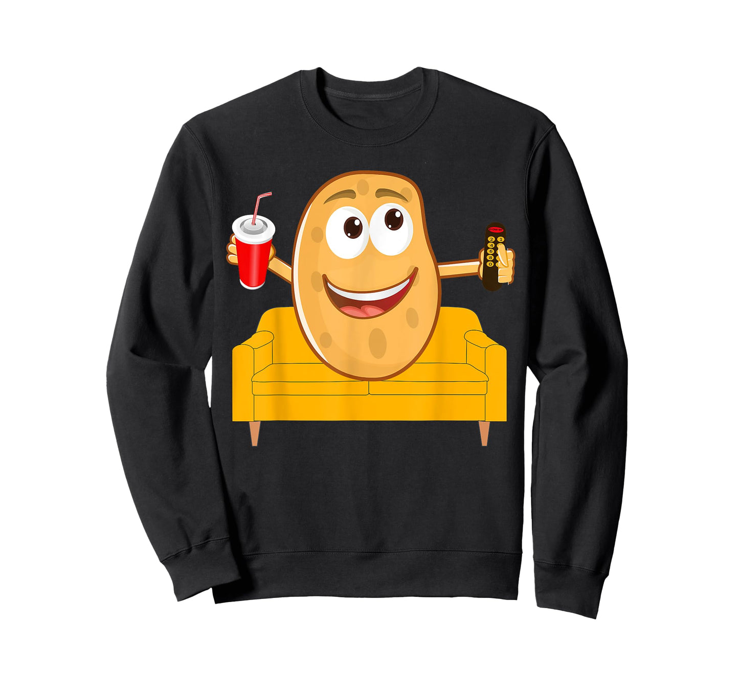 Couch Potato Shirt, Funny Halloween Costume Gag Gift T-Shirt