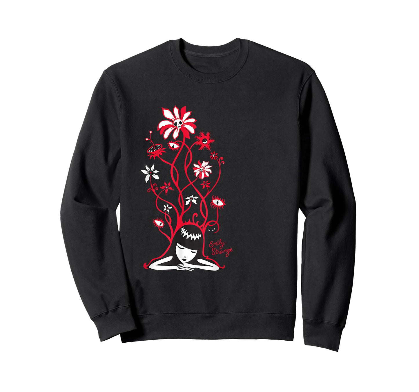 Emily The Strange Flower Power Cat Nap T-Shirt