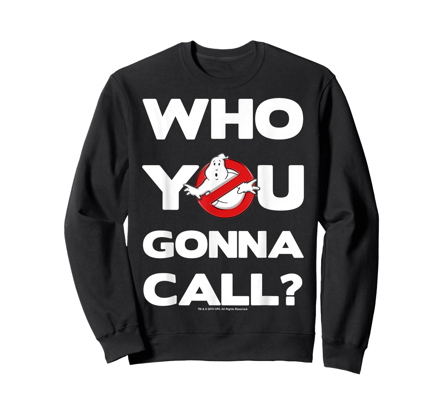 Ghostbusters Who You Gonna Call Bold Text Movie Logo T-Shirt