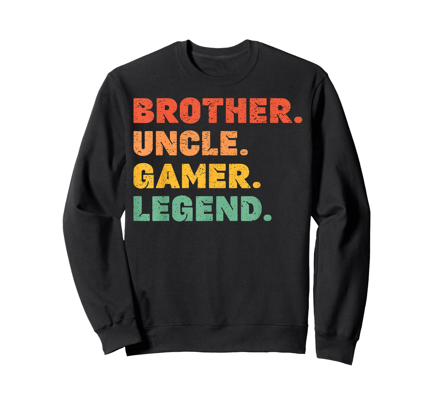Funny Gamer Brother Uncle Gaming Legend Vintage Video Game T-Shirt
