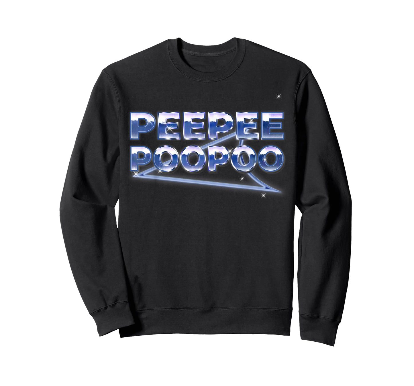 Peepee Poopoo Funny Retro Vaporwave Gaming Viral Text Humor T-Shirt