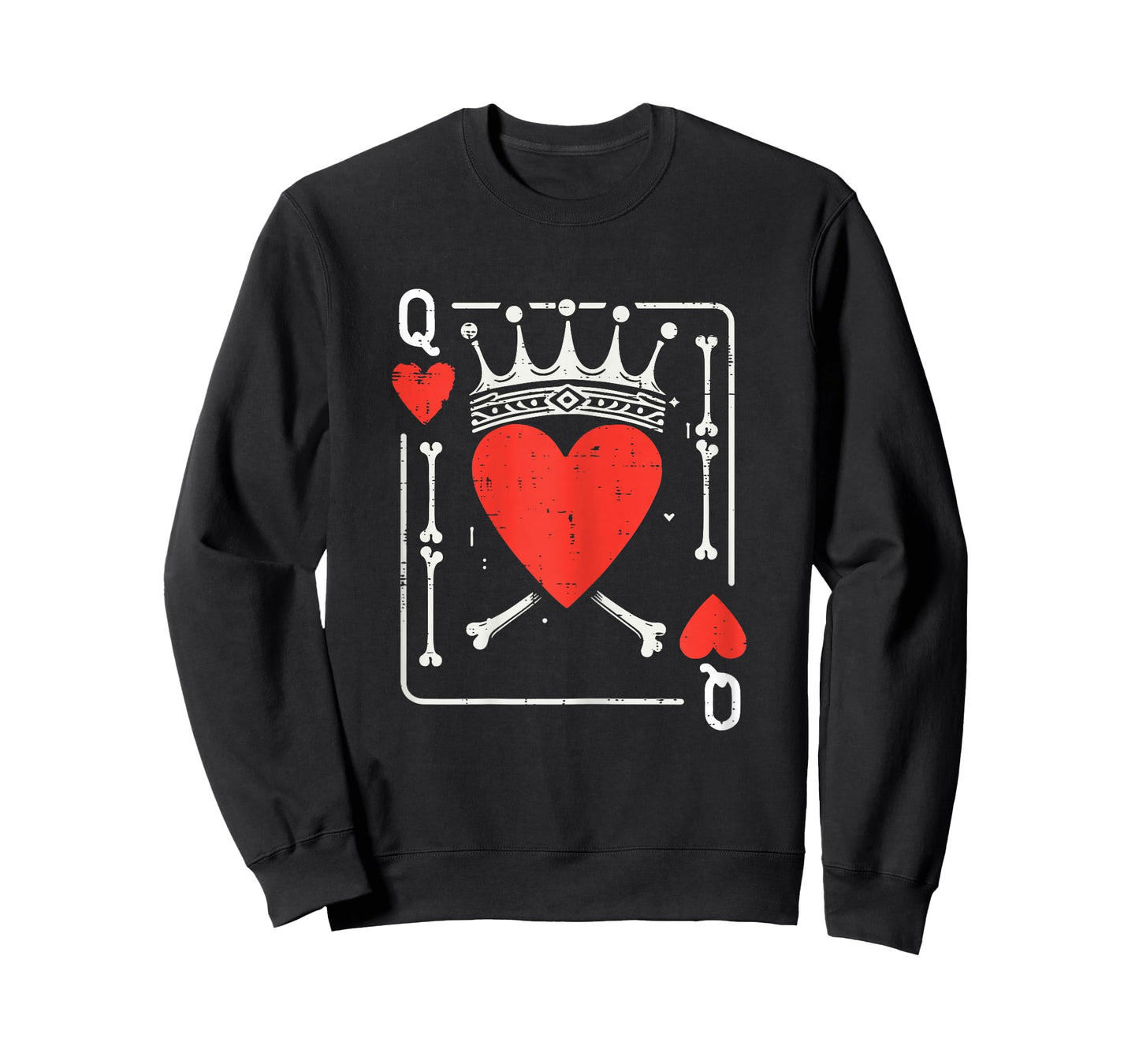 Halloween Queen of Hearts Bone Matching Couple Costume Women T-Shirt