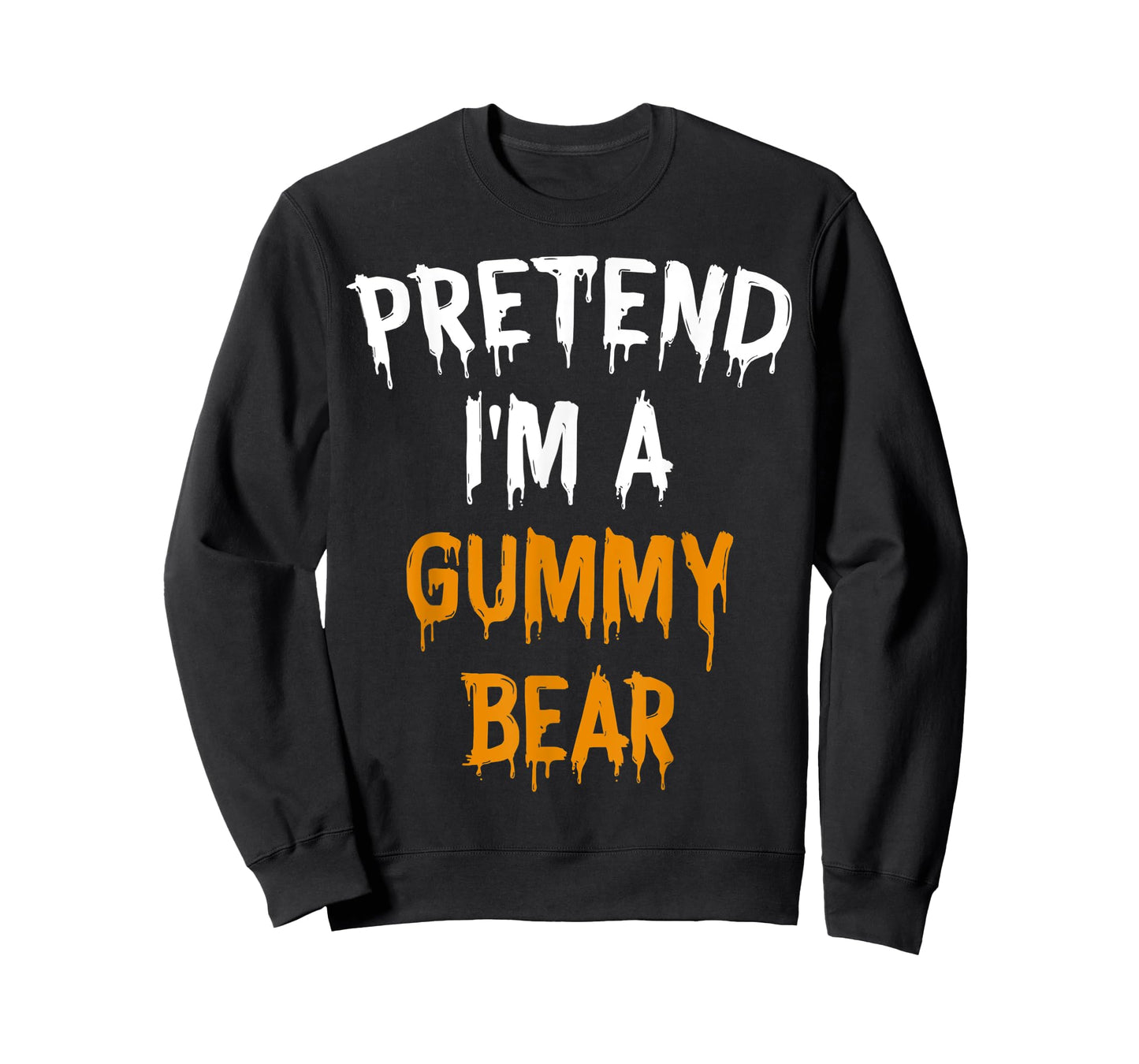 Funny Lazy Halloween Costume Gift Pretend I'm A Gummy Bear T-Shirt