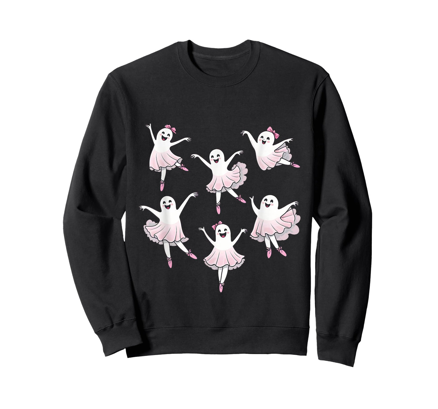 Ballerina Ghosts Ballet Ghost Dancer Spooky Dance Halloween T-Shirt