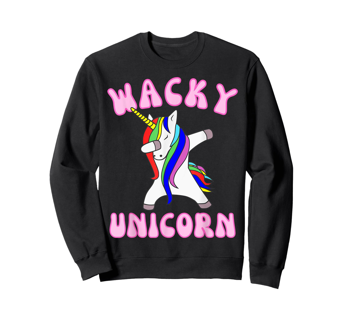 Classic Wacky Unicorn Shirt. Dabbing Funny Unicorn T-Shirt