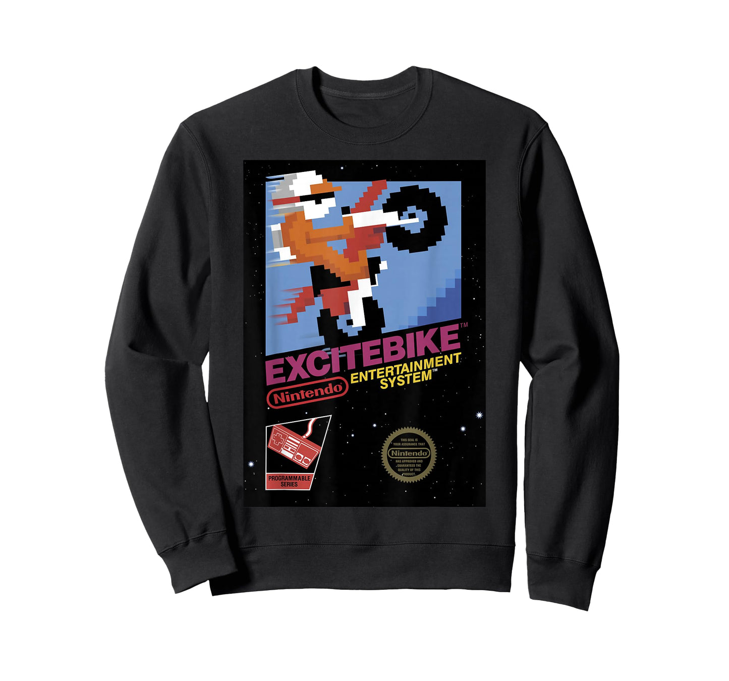 Nintendo NES Excitebike Game Retro Vintage Graphic T-Shirt T-Shirt