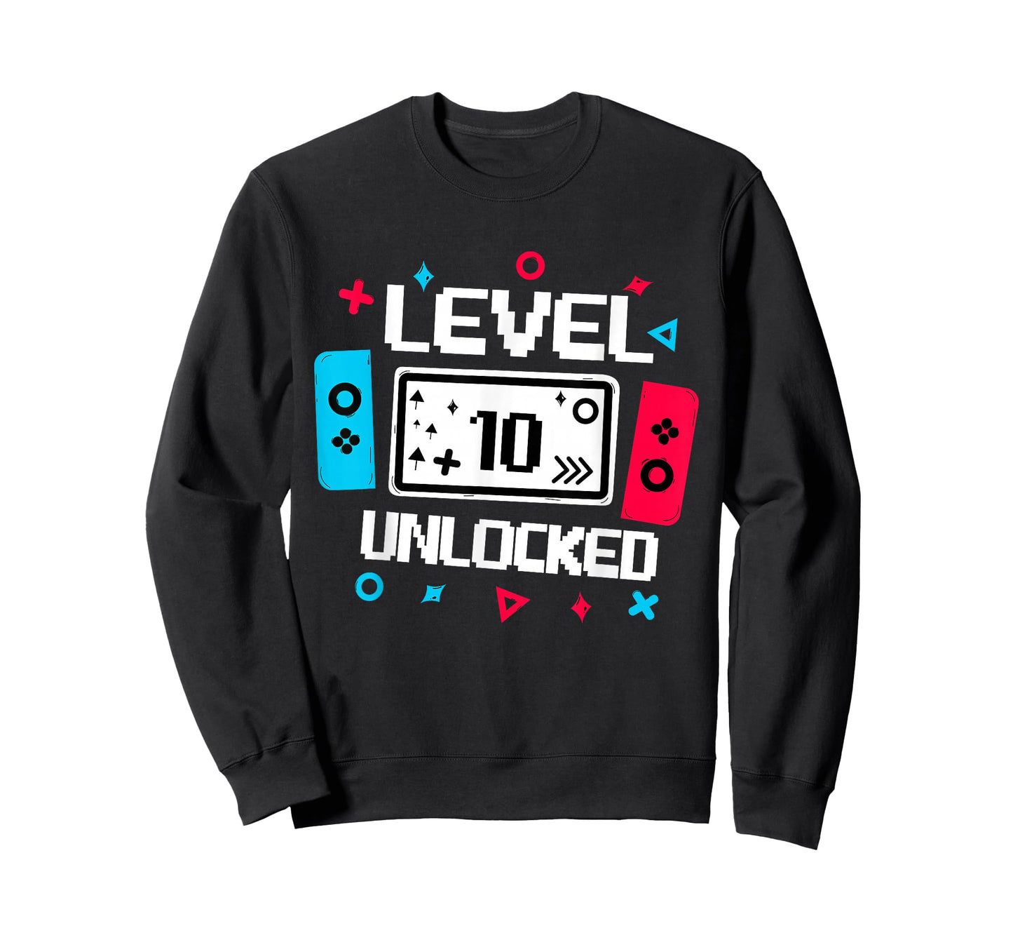 Level 10 unlocked Gamer 10th Birthday Gift Video Game lovers T-Shirt
