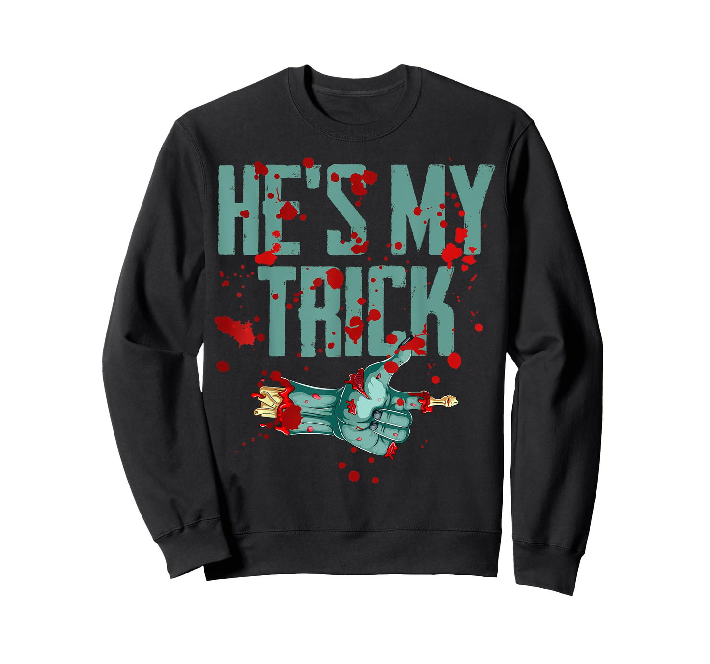He's My Trick She's My Treat Halloween Zombie Matching T-Shirt